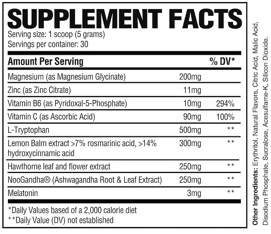 Sleep Complete Formula Raw 30 Servicios