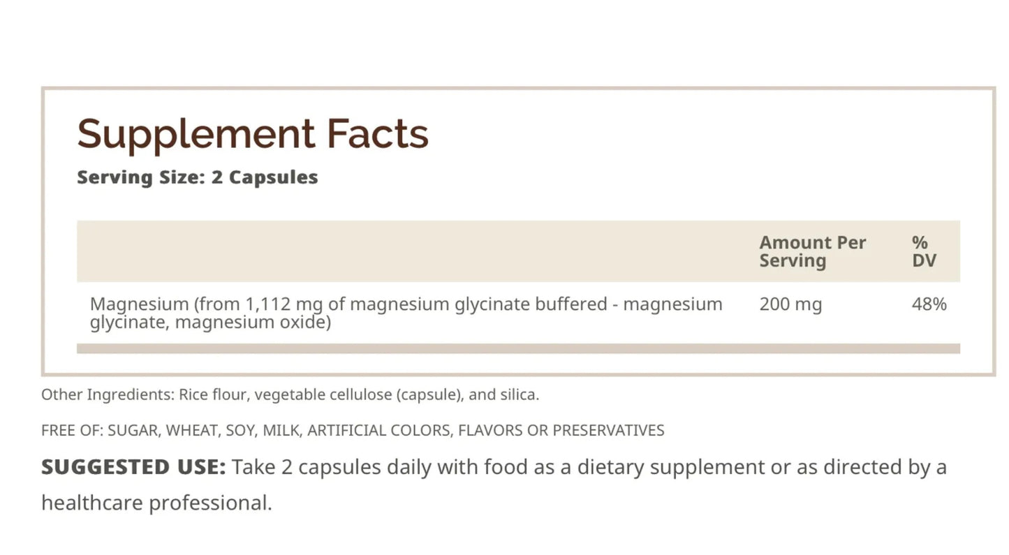 Whp Glicinato Magnesio 200 mg 120 caps