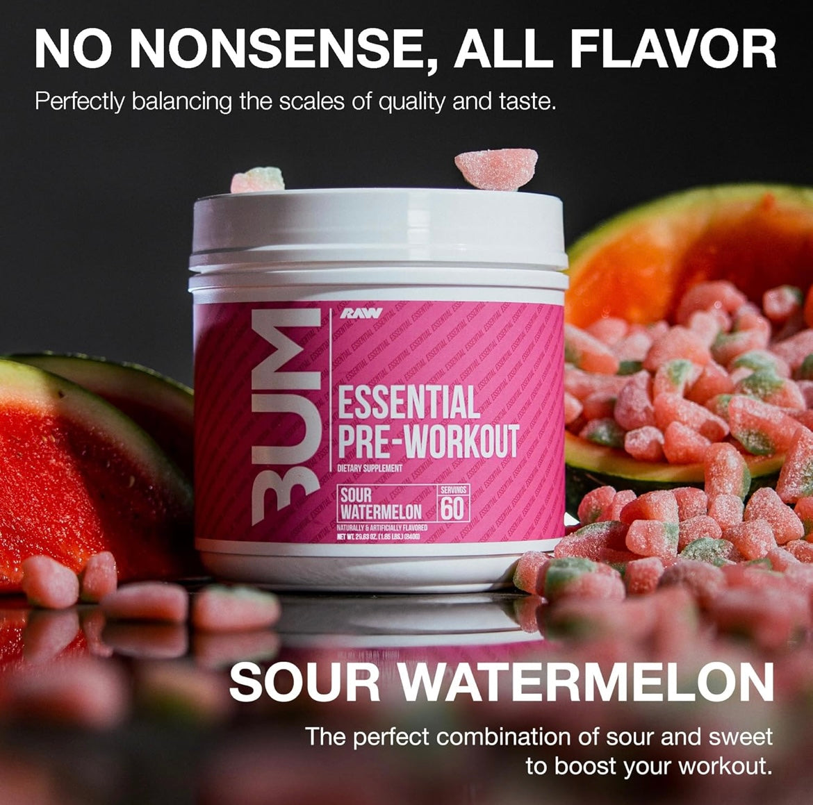 Essential Cbum Raw 60 Servicios