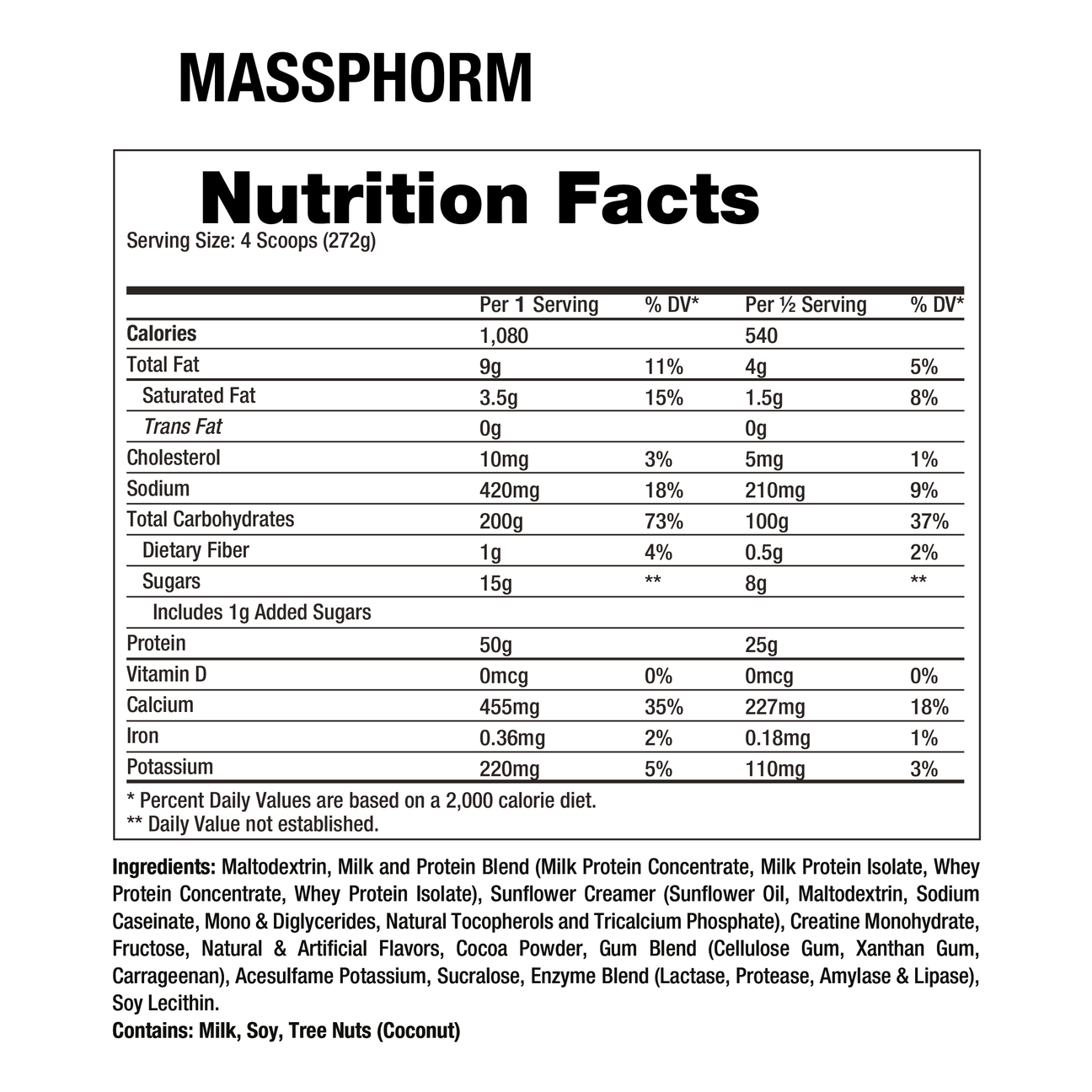 MassPhorm 12 Lbs