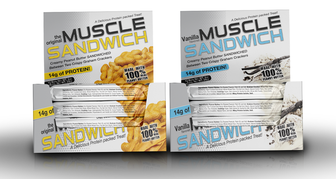 Muscle Sandwich 12 Barras Muscle Foods
