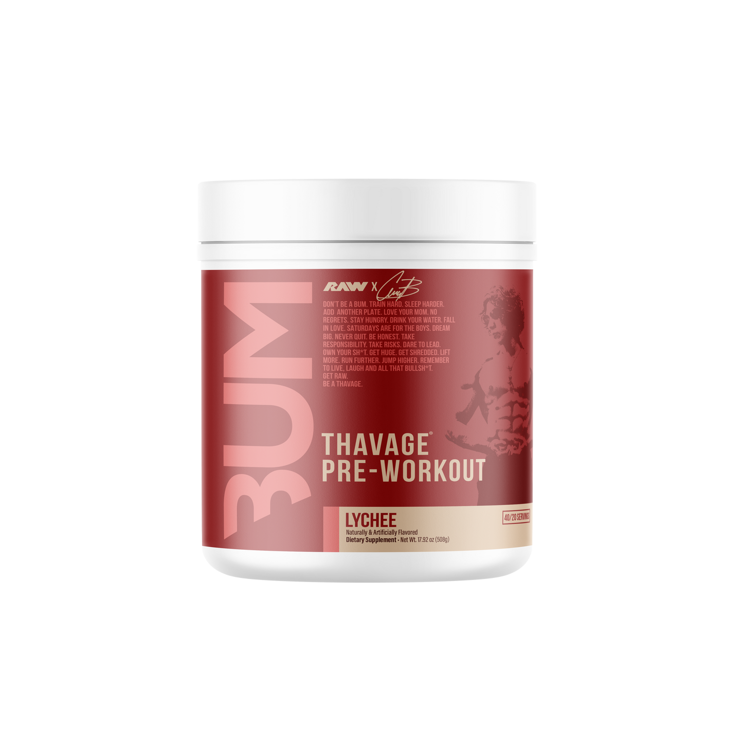 Thavage Raw CBum 40/20 Servicios