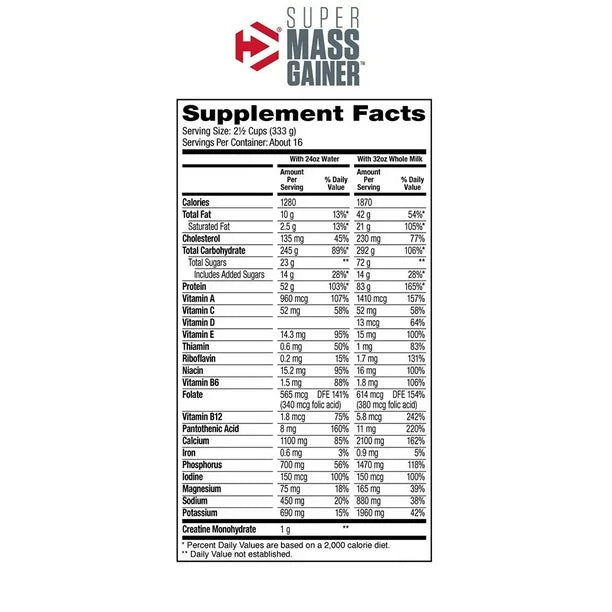 Super Mass Gainer 12 Lbs