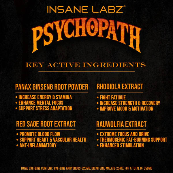 Psychopath 30 Servicios