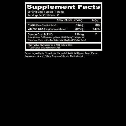 Demon Dust 50 Servicios