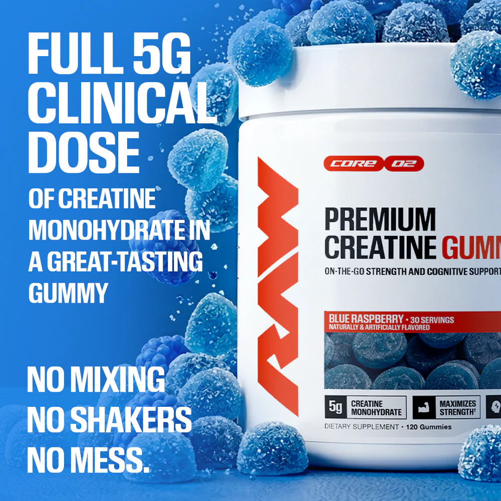 Raw Creatina Gummies 30 Servicios
