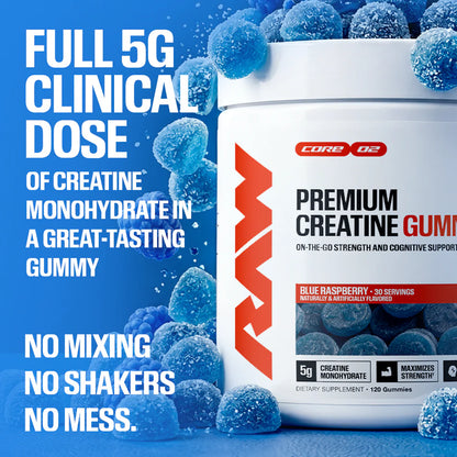 Raw Creatina Gummies 30 Servicios