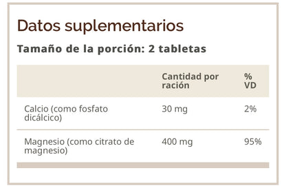 Citrato Magnesio 400 Mg 60 Tabs