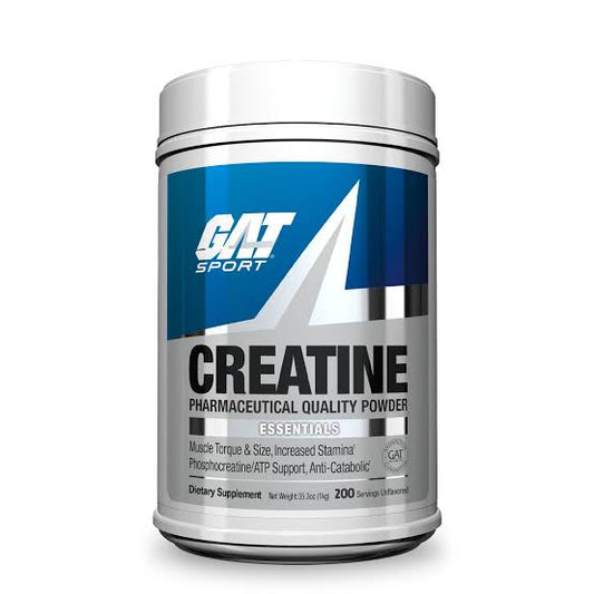 Creatina Monohidratada Gat 200 Servicios