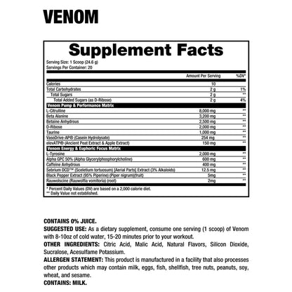 Venom Fully Loaded 20 Servicios