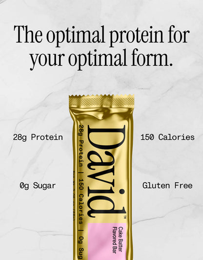 David High Protein 12 Bars 0g Azucar 28g Proteina