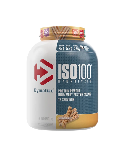 ISO 100 Dymatize 5 Lbs – Proteína Hidrolizada 25g | 71 Servicios