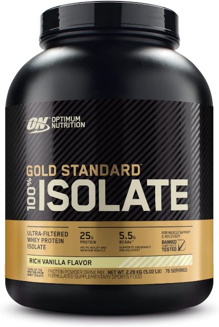 Isolate Gold Standar Optimum Nutrition 5 Lbs 76 Servicios