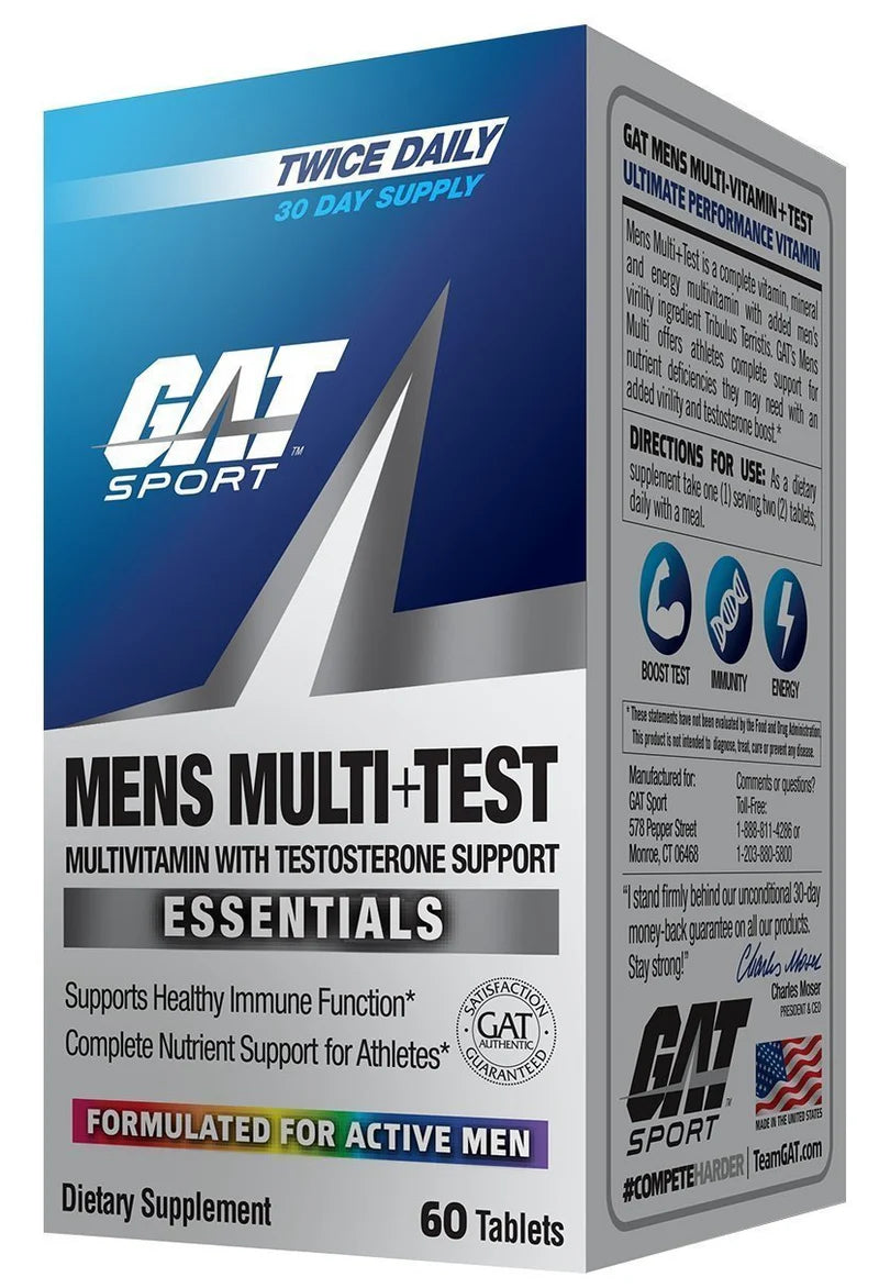 Mens Multi Test Gat 60 Tabletas