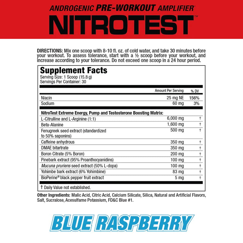 Nitro Test 30 Servicios